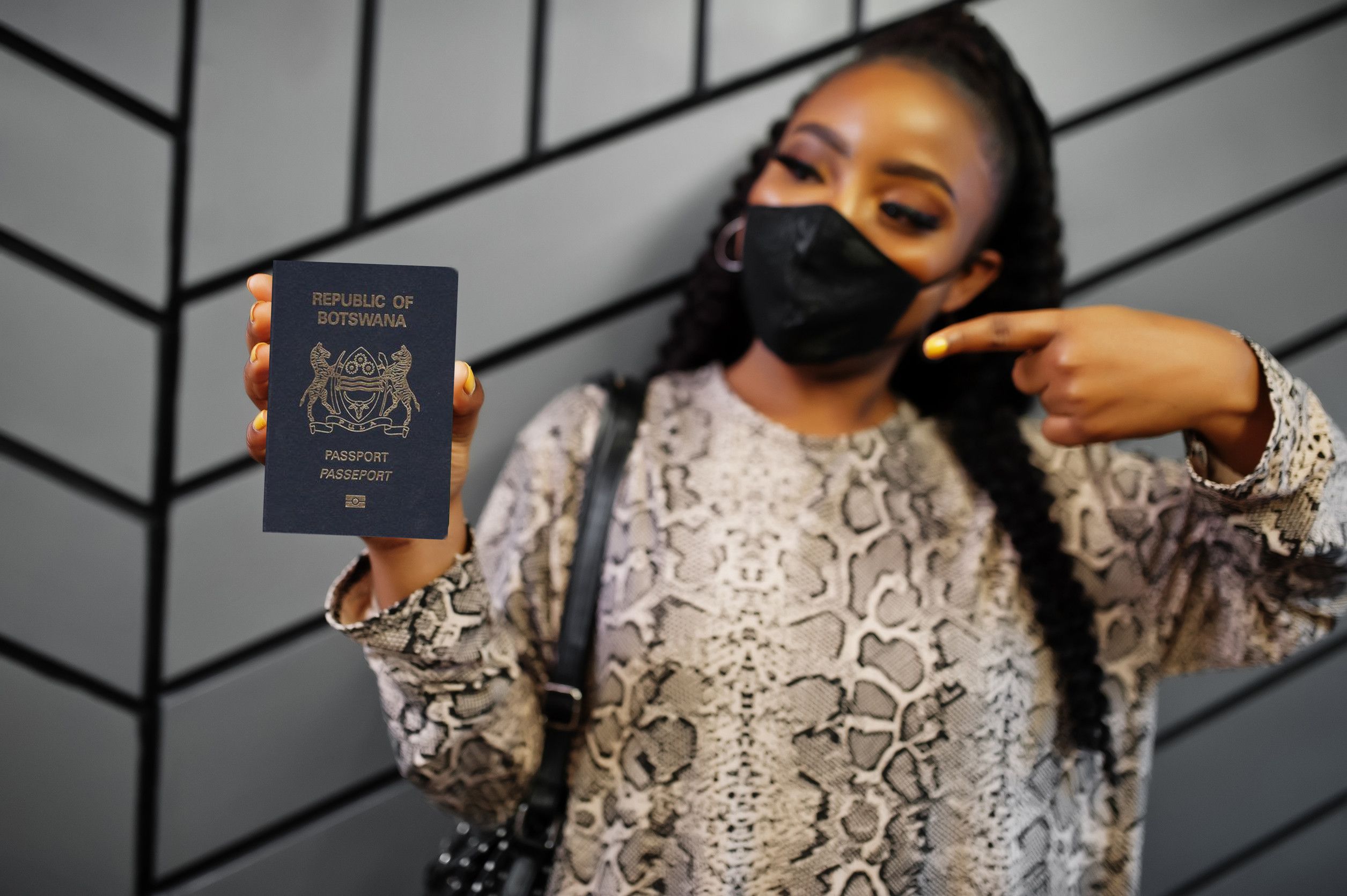 Botswana Passport In Hand