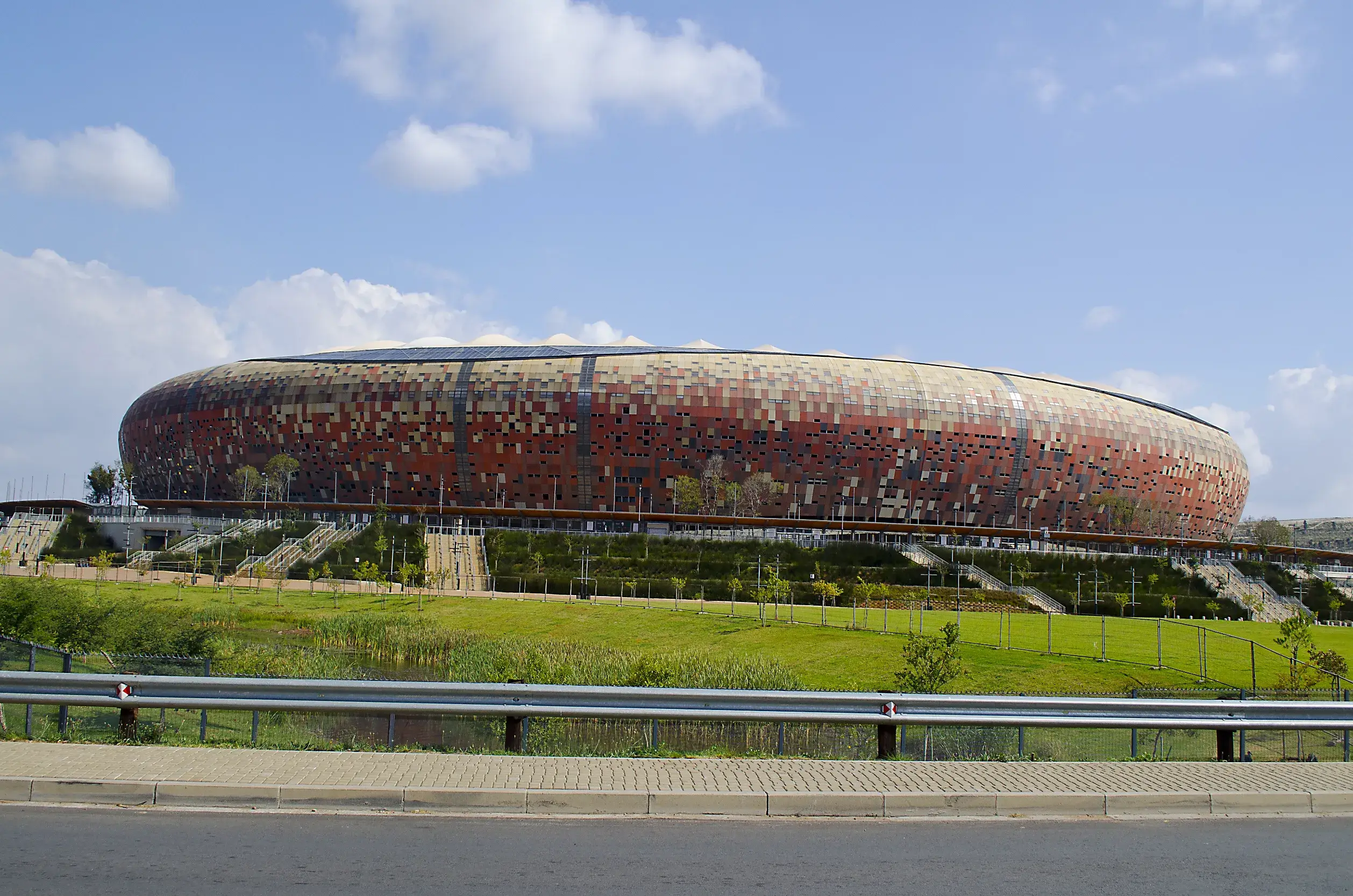 national stadium stands outside soweto