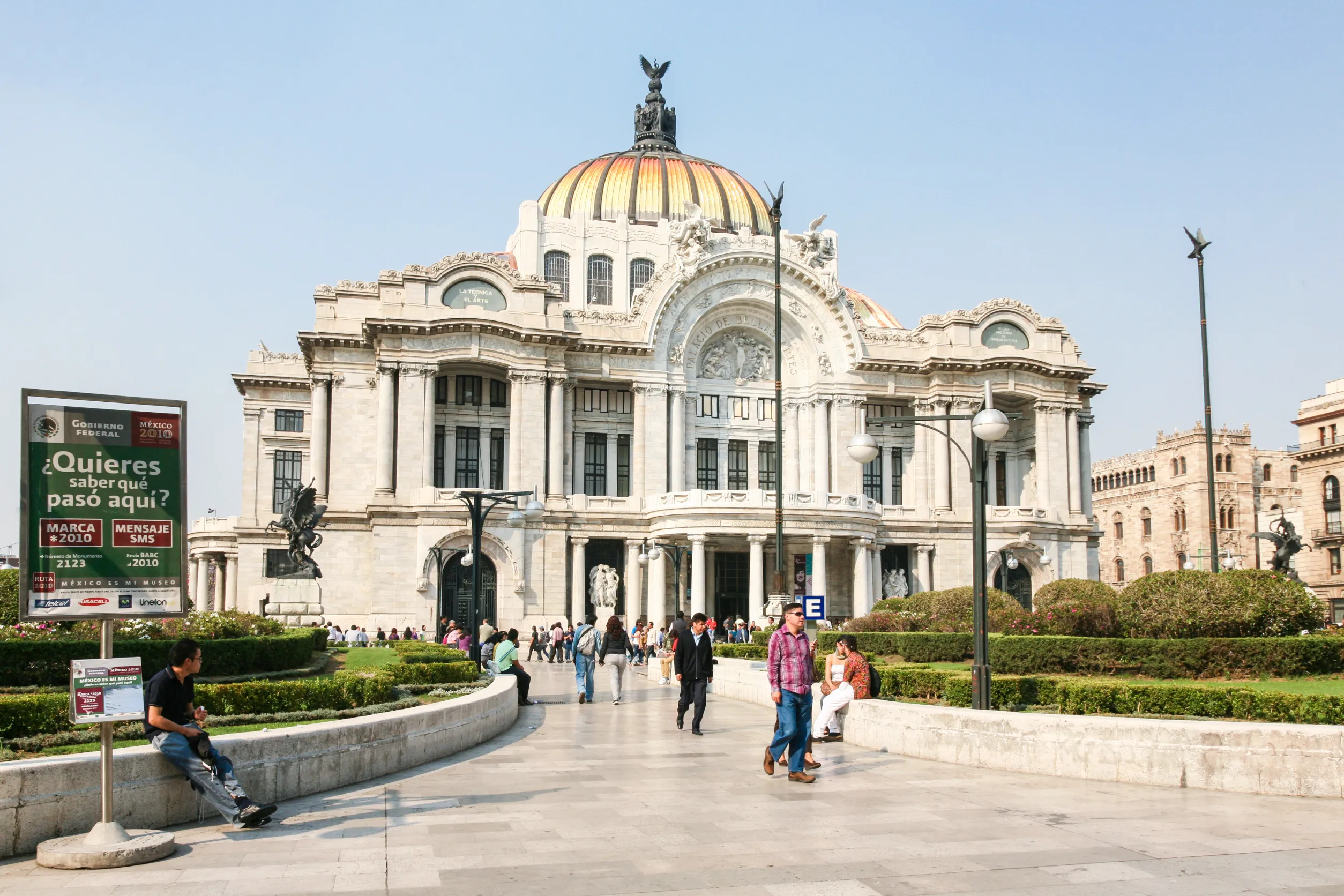 palacio de bellas artes in mexico city mexico
