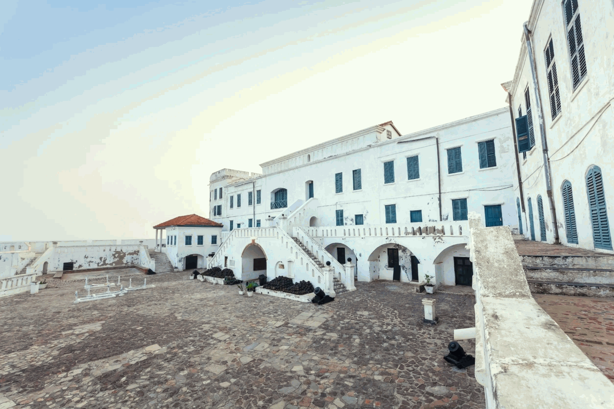 the cape coast castle in ghana west africa