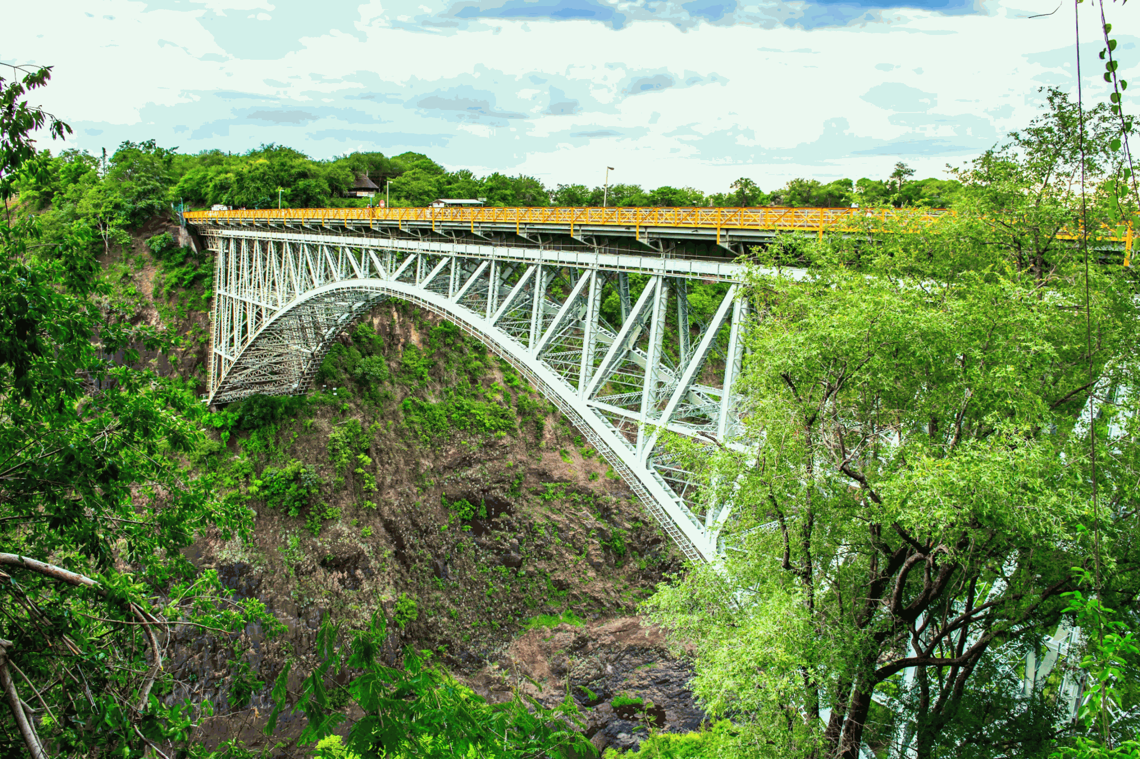 the famous bridge in zambia