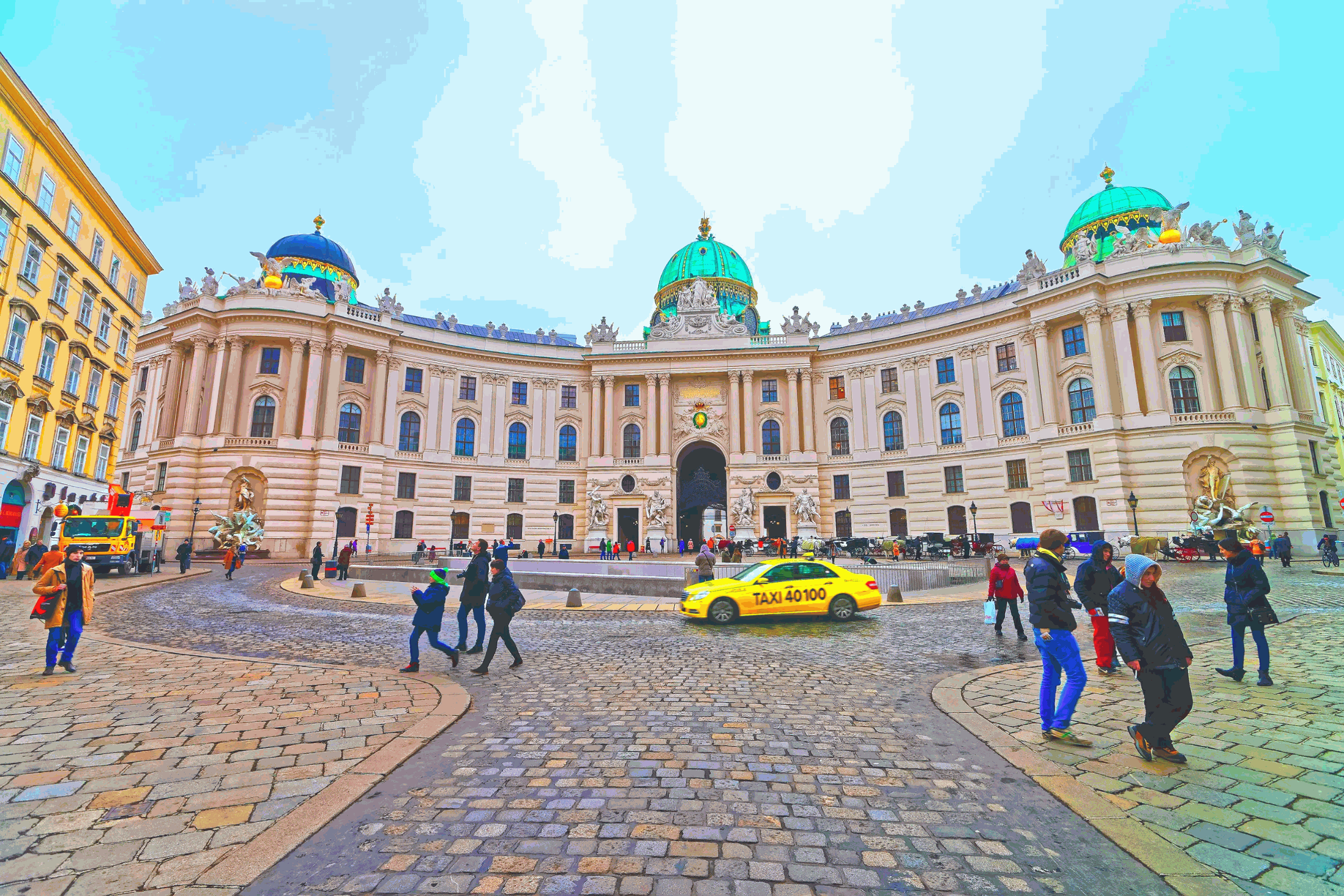 the saint michael wing in vienna austria