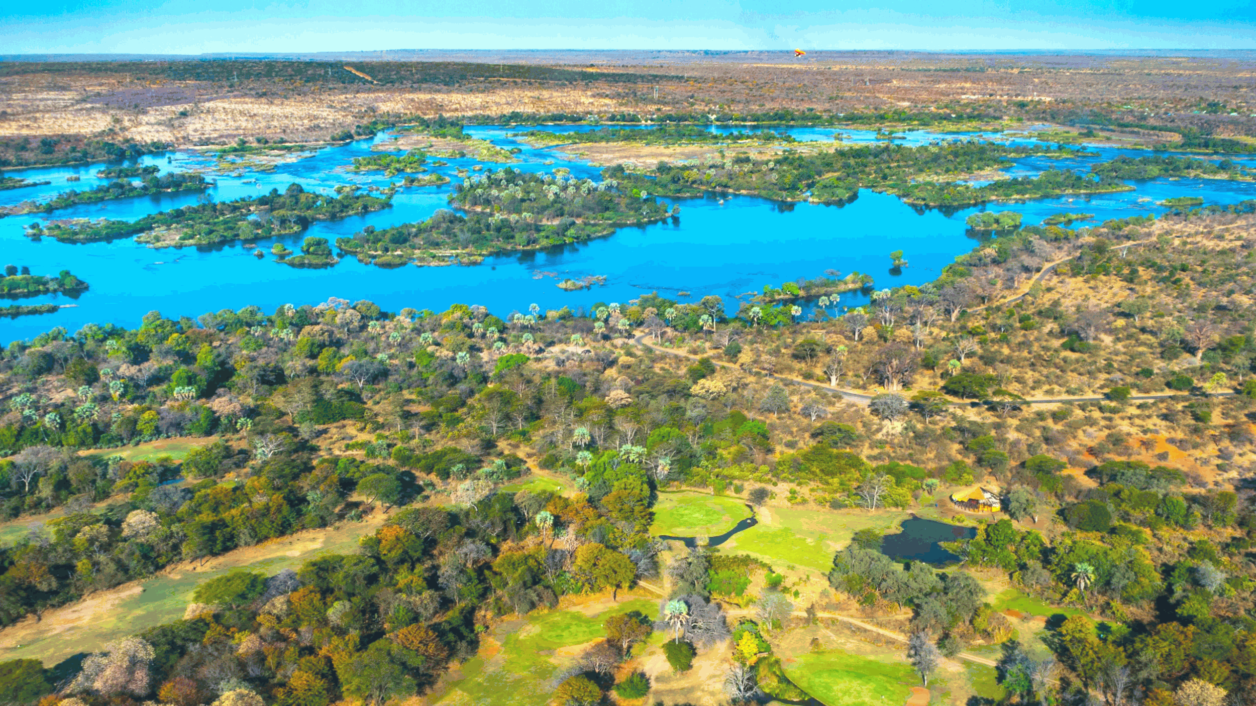 the zambesi river in zambia africa