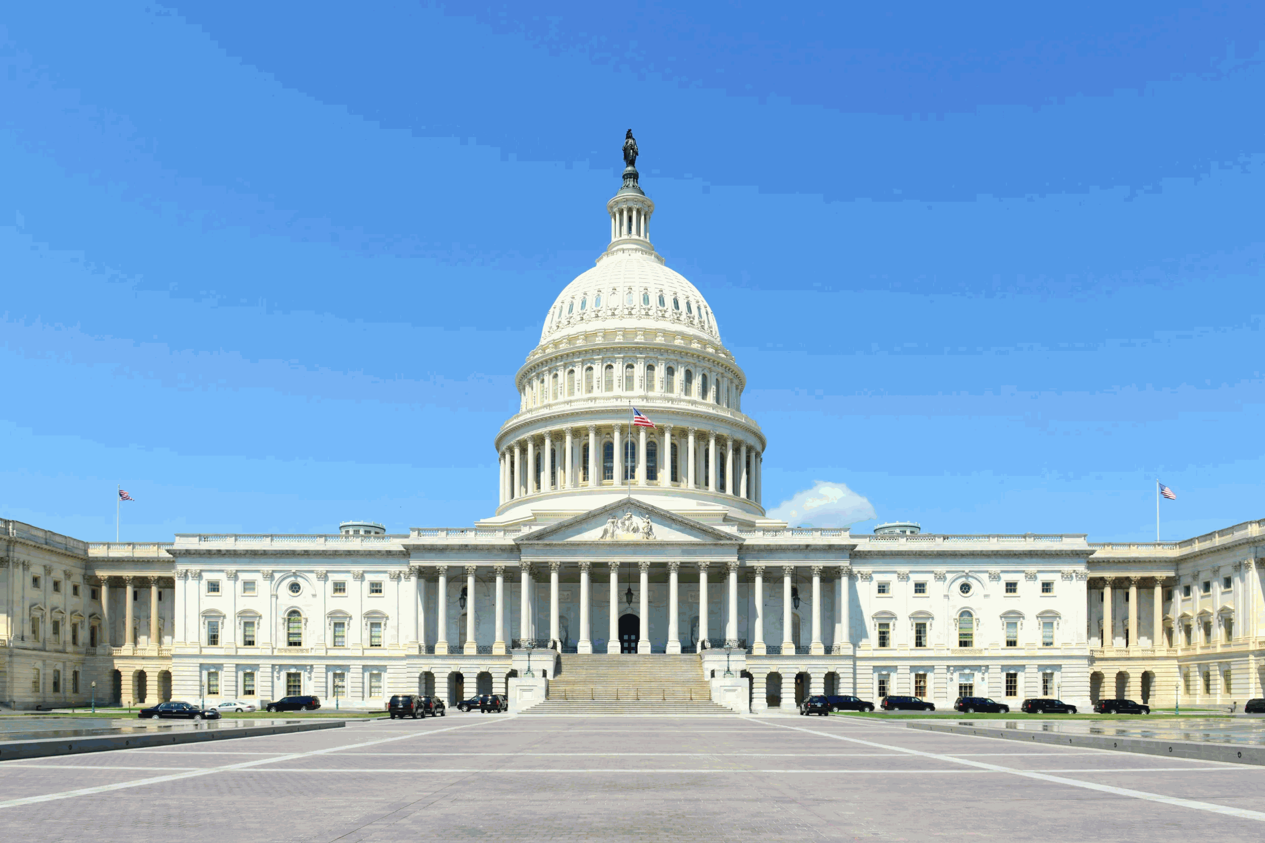 thet capitol building in washington in united states of america